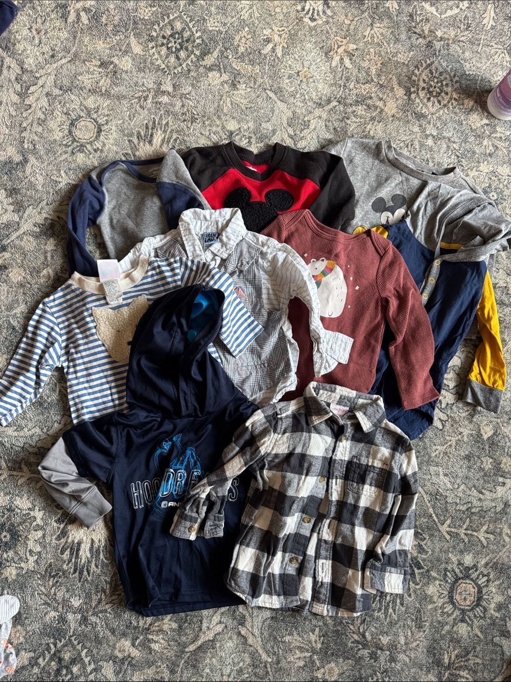 Bundle of 9 Baby Tops
